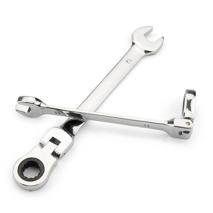 Chave Catraca Multifuncional 8-24mm para Atividades - Chave Ajustável Reversível de Dupla Finalidade Flexível para Reparo Automotivo