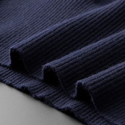 High end brand men's knitted sweater autumn and winter new item high-end striped design Korean version boutique casual pullover