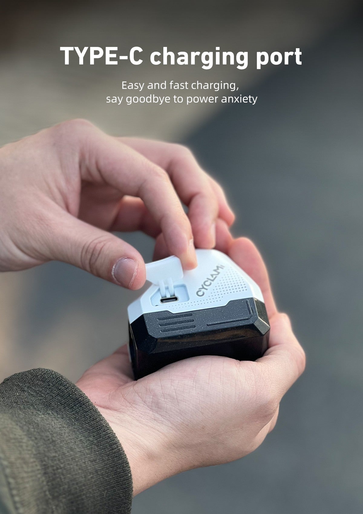 CYCLAMI Hanging Bike Headlight GoPro Ultra Bright Wireless Remote Front Lamp MTB Road High Brightness White CYC 1600 Lumen Light