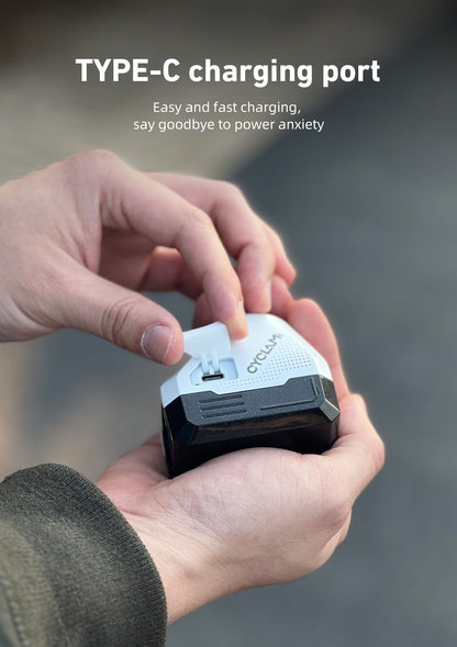 CYCLAMI Hanging Bike Headlight GoPro Ultra Bright Wireless Remote Front Lamp MTB Road High Brightness White CYC 1600 Lumen Light