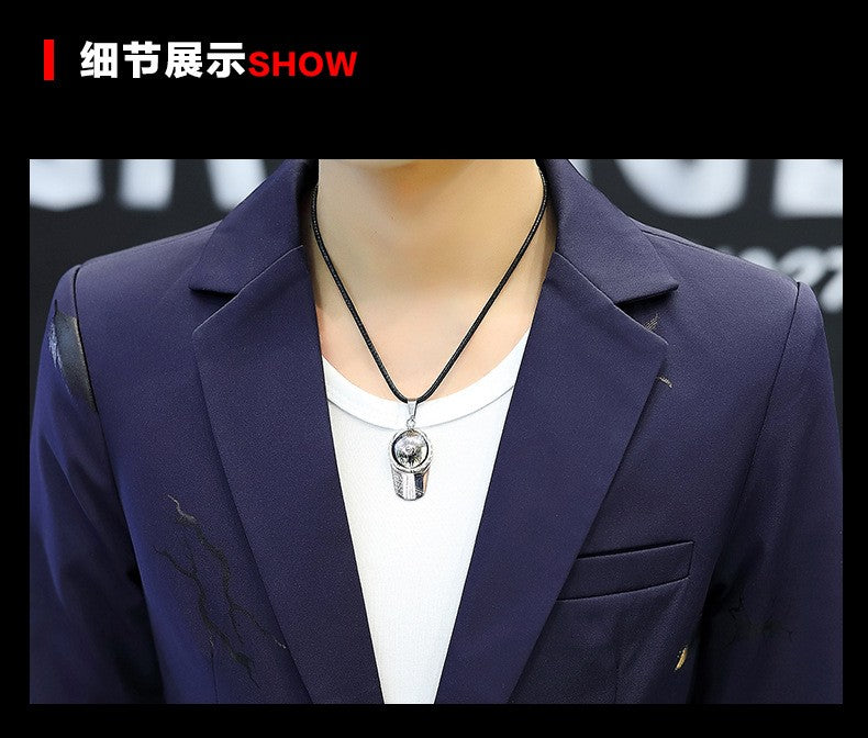 2025 Men's Autumn Casual No Slit Printing Leisure   blazer