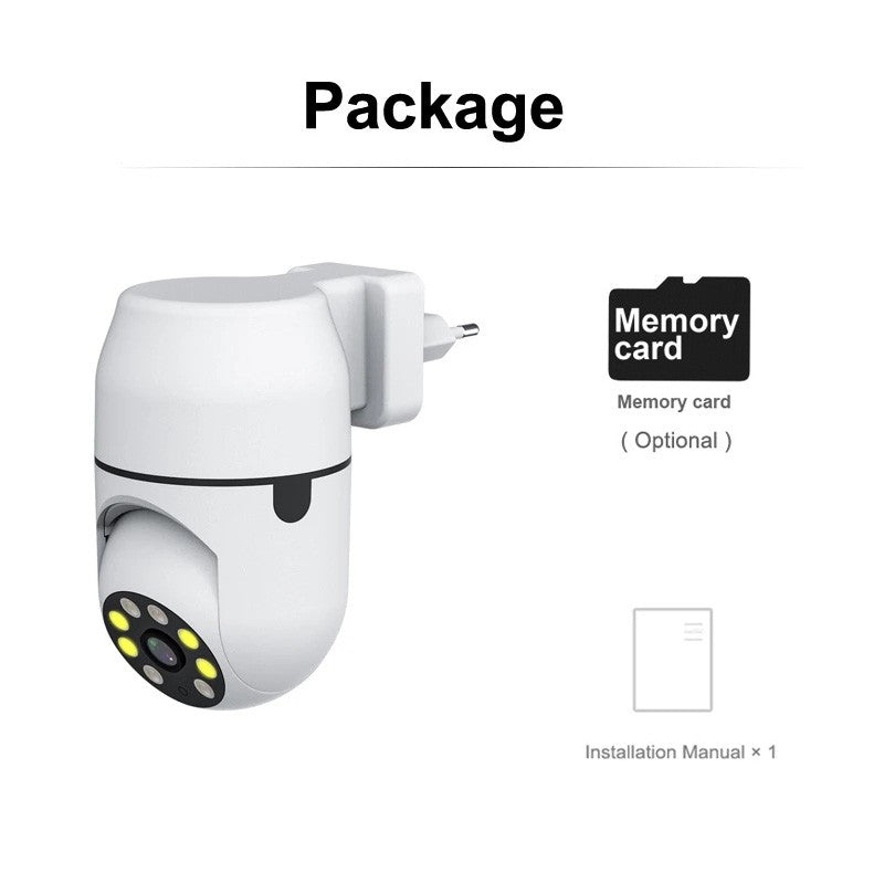 Tuya PTZ IP Camera Wireless Human Auto Tracking Cctv Security Surveillance Smart Cloud Color Night Vision Wifi Home Cam