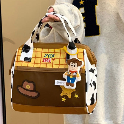 Disney Toy Story Handbag Buzz Lightyear Hoodie Cute Shoulder Bag Crossbody Large Capacity Tote Bag