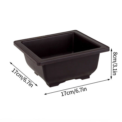 Vasos de Flores Retangulares de Argila Roxa Imitando Vasos para Plantas de Jardim ao Ar Livre Paisagismo Bonsai macetas para plantas