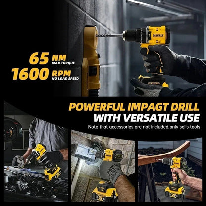 Furadeira de Motor Brushless DEWALT DCD805, Furadeira/Parafusadeira Sem Fio a Bateria de Lítio 20V Max, Mais Potente Que Uma Furadeira Elétrica Comum?