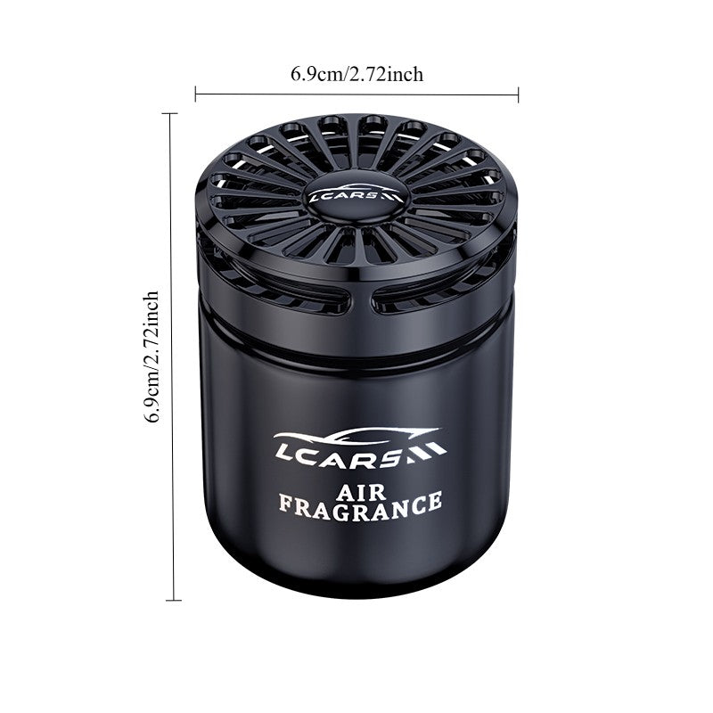 Car Aromatherapy Black Glass Bottle Balm Long Lasting Eau de Toilette Car Fragrance Solid Fragrance Decoration