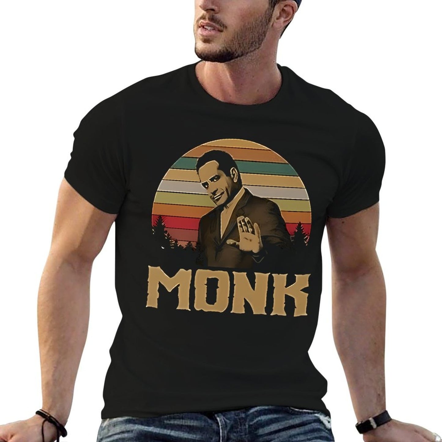 Adrian Monk Adrian Monk Adrian Monk T-Shirt t shirt man cotton t shirts for man pack white t shirt man plain T-Shirt