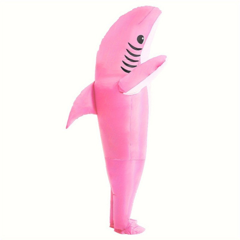 Cute and unique standing shark design inflatable costume Halloween and Christmas inflatable costume props