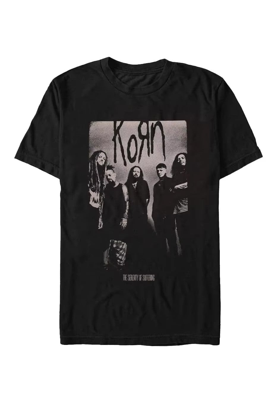 Korn Rock Band, Peripheral Pattern Printing Summer Luxury Brand Pure Cotton Men's and Women's T-shirts Short Sleeves