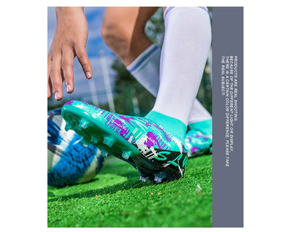 Men's Soccer Shoes Cleats Non-Slip FG Football Boots Men High-quality Match Training Sneakers Futsal Indoor Soccer Boots Boys