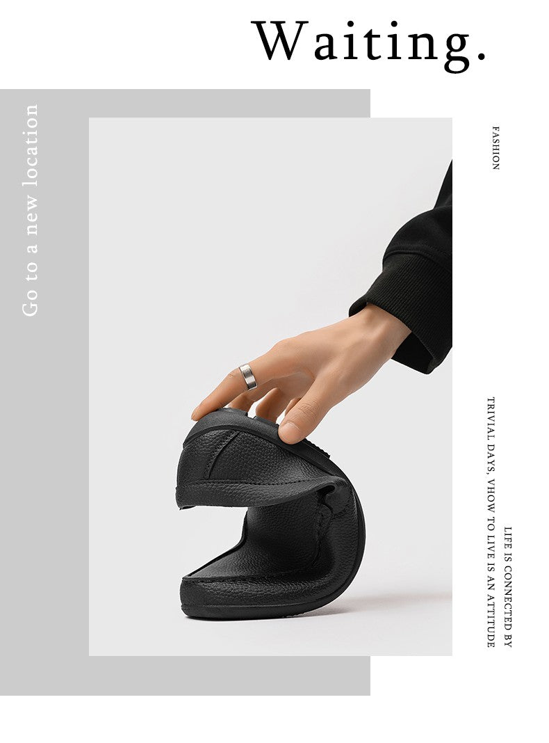 Winter Men Slippers Keep Warm Men Cotton Shoes with Fur Couple Home Slides Waterproof Flat Casual Shoes Indoor Outdoor Slippers