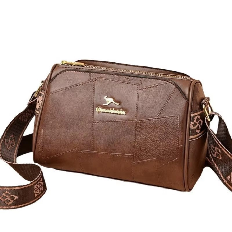 Luxury Kangaroo New Genuine High Quality Soft Leather Women Purses Cofrossbody Bag Designer Brand Ladies Shoulder Crossbody Bags
