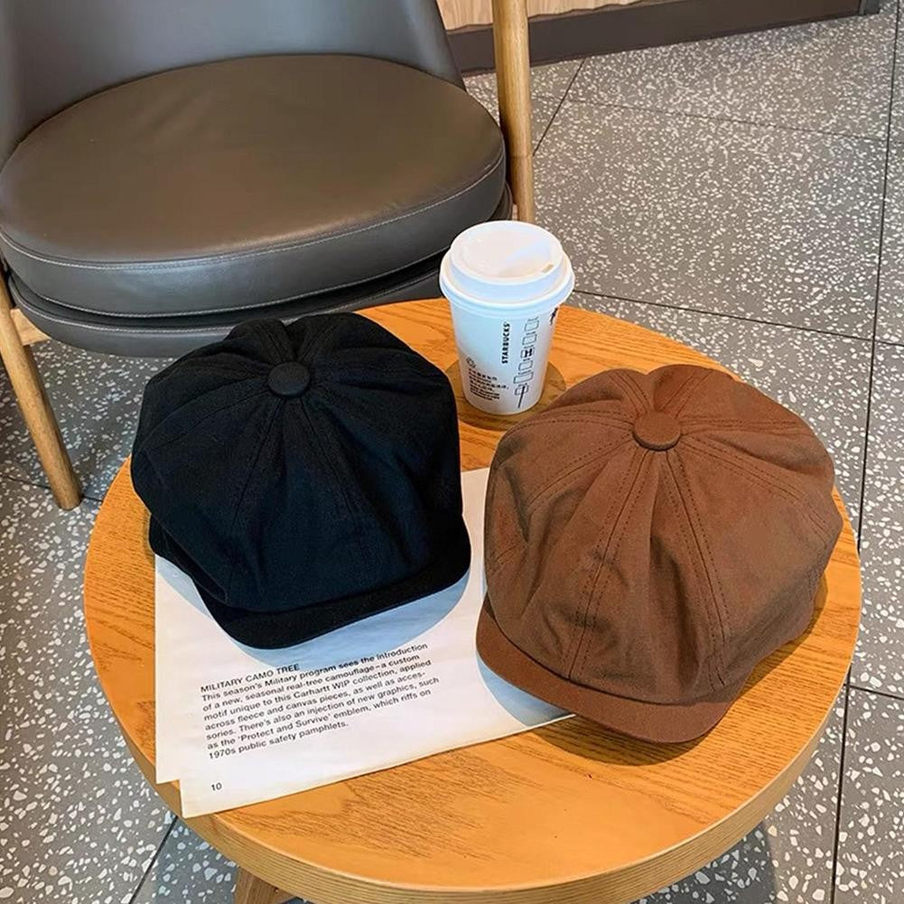 Men Retro Beret British Hat Wool Blend Vintage Herringbone Tweed Men Casual Newsboy Hat Flat Cap British Style Newsboy Cap 2026