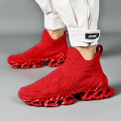 Tênis Masculino Casual Masculino Tênis Masculino de Luxo Tênis Masculino de Corrida Respirável Sapatos da moda Loafers Tênis de corrida para homens