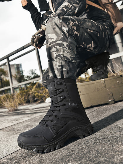 Botas de Caminhada Masculinas de Cano Alto, Casuais, Confortáveis e Quentes