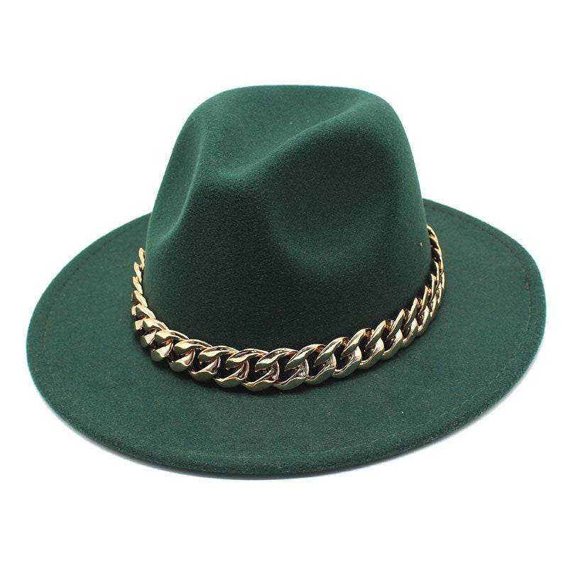 Conjuntos de 2 Peças para Mulheres com Bolsa Grande e Corrente, Chapéu Fedora, Moda 2022, Luxo, Festa, Casamento, Chapéu de Jazz ?????