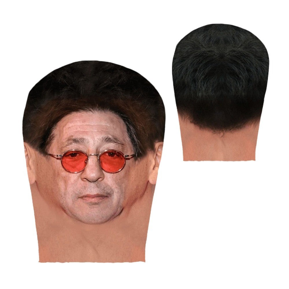 COS Double-sided Printing 3D Full Face Mask Sunscreen Funny Elastic Mesh Mask Party Props Headgear Balaclava Hood