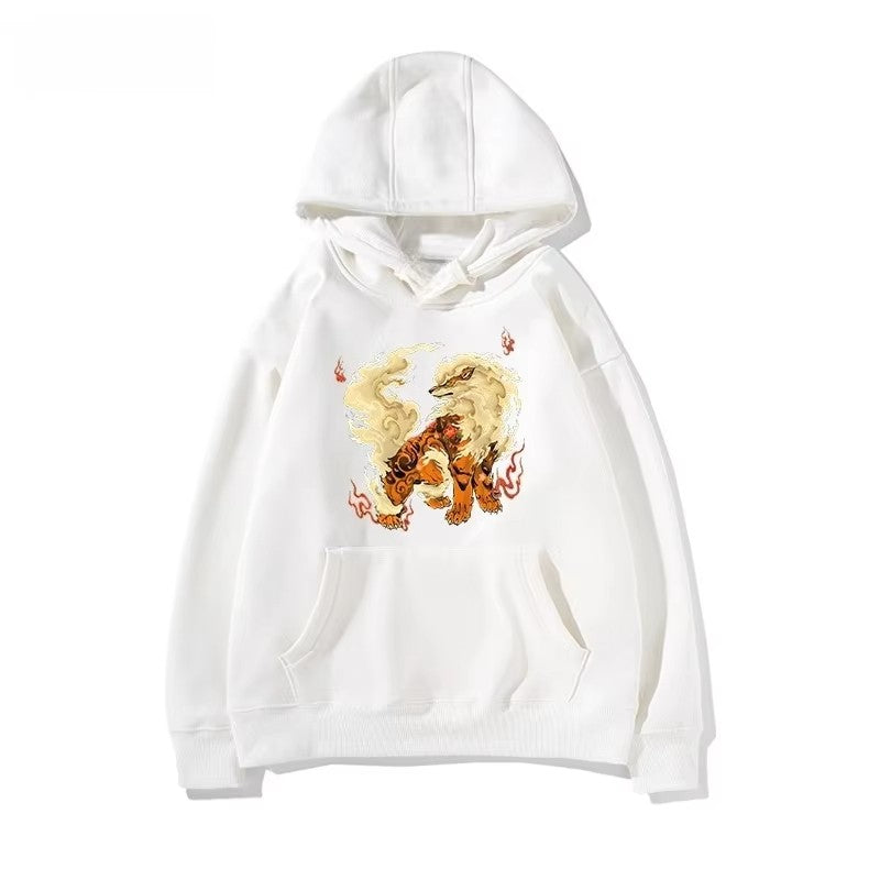 New Pokémon Cartoon Pattern Printed Men's and Women's Hoodies Autumn and Winter 2K Harajuku Large Size Casual Trend Thermal Top