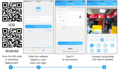 4K 8MP H.265 IP Camera POE Security Surveillance Camera Metal ONVIF Two Way Audio Double Light Color Night Waterproof CCTV Video