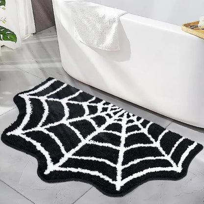 Halloween Shaped Imitation Cashmere Floor Mats Absorbent Bathroom Horror Entrance Door Mat Home Decoration
