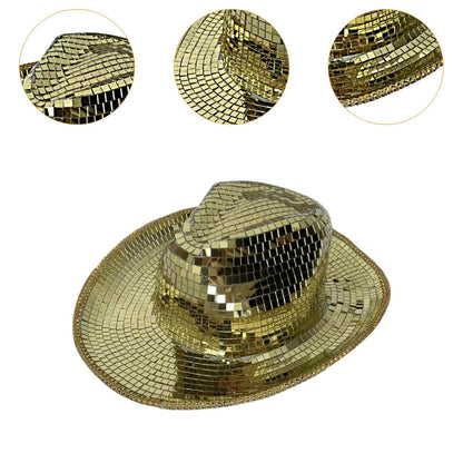 Cowboy Hat Wide Brim Cap Stylish Versatile Casual Gentleman Jazz Hat Sunhat for