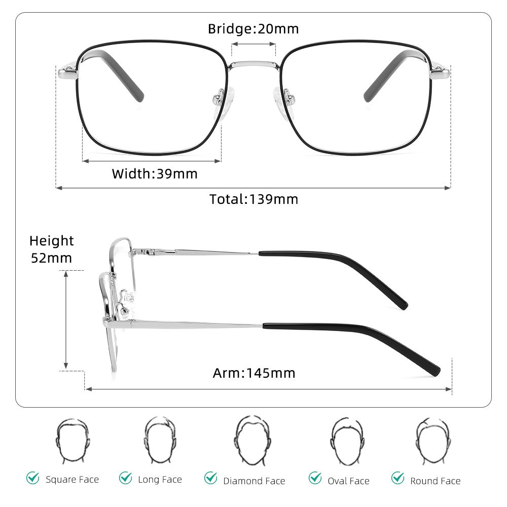 men's medical glasses for farsightedness men reading glasses 5-day shipping optical lenses frames man customs free products +1 2