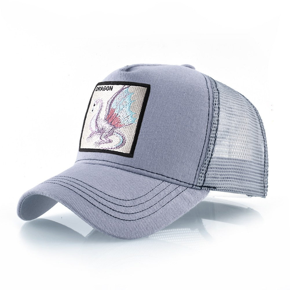 TQMSMY Boné de Beisebol Bordado com Dragão Masculino, Chapéus Casuais para Exteriores com Viseira, Bonés Trucker Snapback Femininos, Unissex Hip Hop Drake Bones