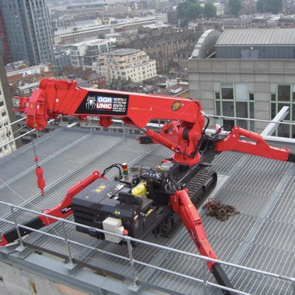 5 Ton Spider Crane with Modular Design, Quick-Change Attachments & Universal Tool Interface for Versatility