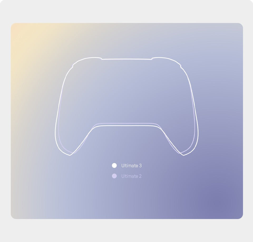 8BitDo Ultimate 3 Wireless Controller for Xbox, PC, Android, Apple With Force Ring TMR Joystick & Charging Dock (Lavender Dusk)