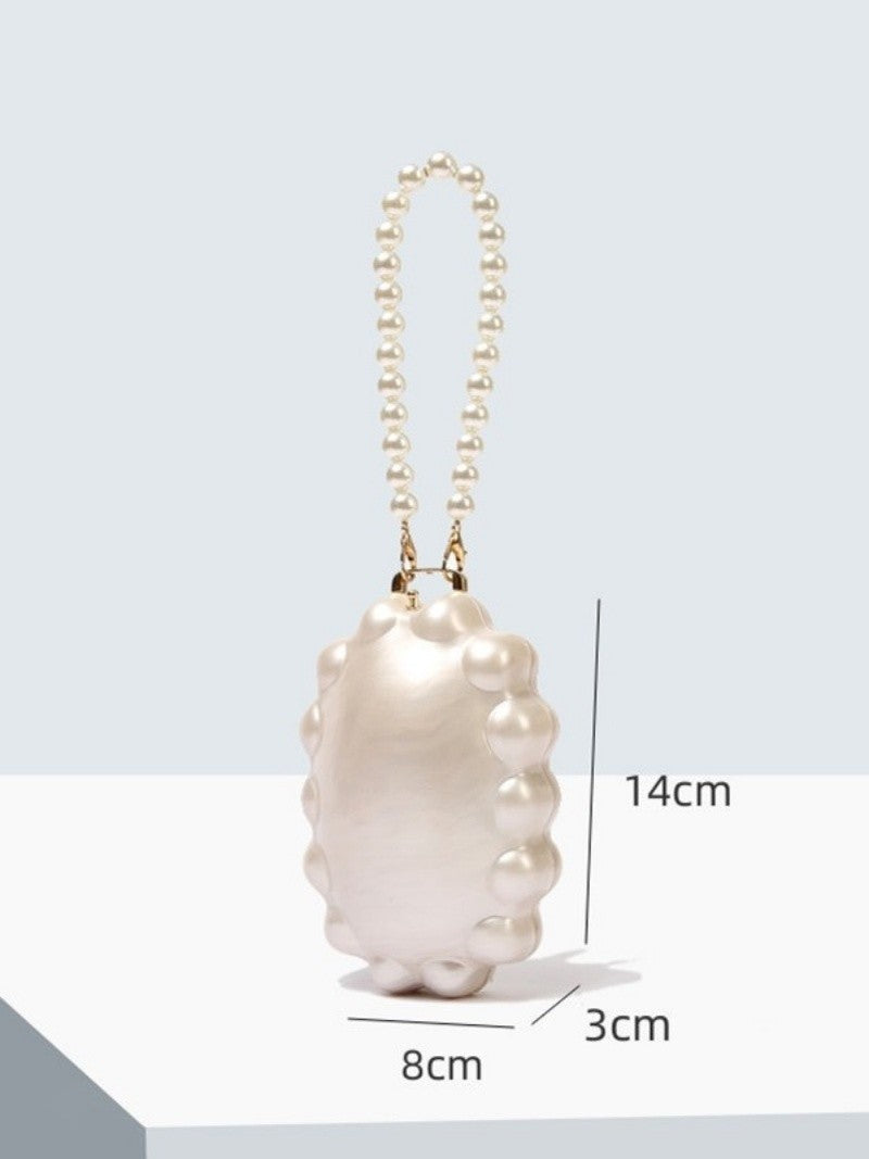 Daisy Shape Fashion Acrylic Shell Clutch Evening Bags Wedding Party Women Bead Luxury Brand