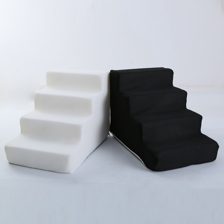 Escada para Cães 3 Degraus, Escada para Cachorro Pequeno, Gato, Filhote, Ramap para Cães, Antiderrapante, Removível