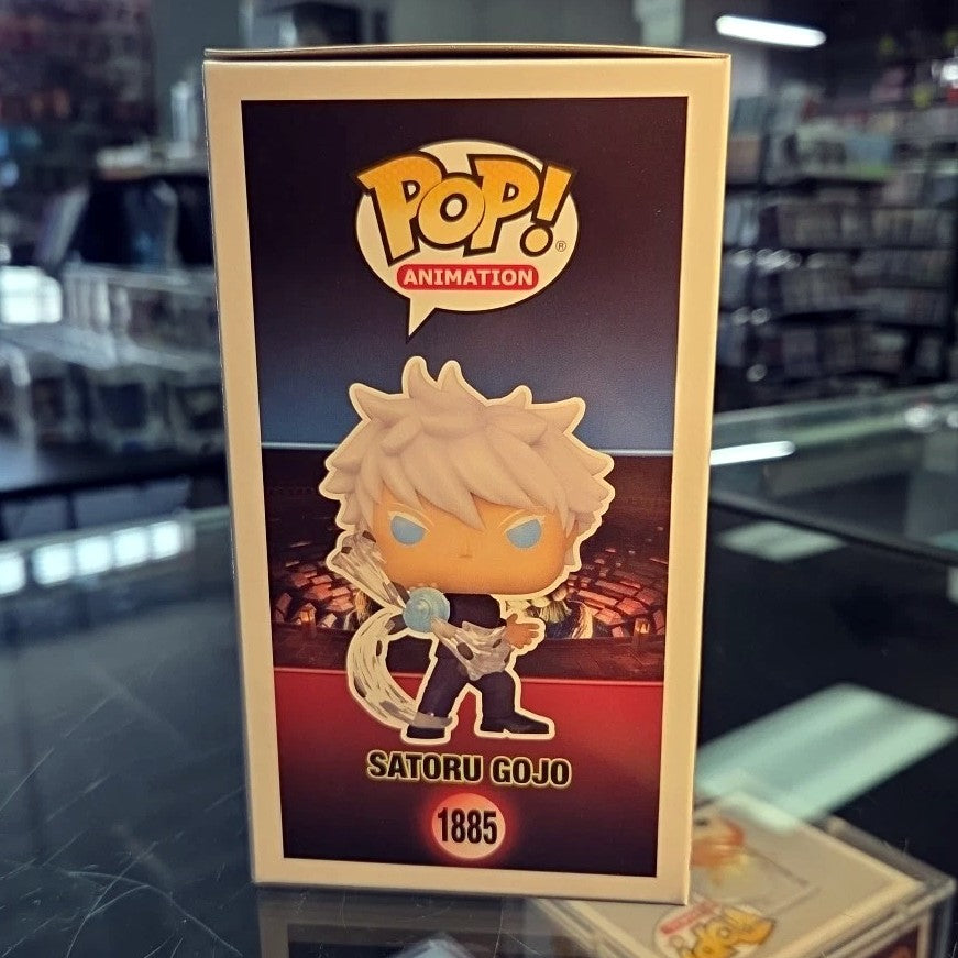 FUNKO POP Satoru Gojo (Técnica Amaldiçoada Reversão: Azul) 1885 Jujutsu Kaisen Figura Colecionável Edição Limitada Decoração Brinquedo Presente