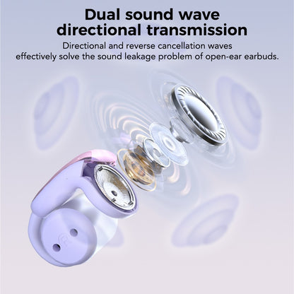 Translator ERAZER XF28 Bluetooth V6.0 Open-ear True Wireless EarbudsTranslation Earphones Office Travel,ASMR Headset APP