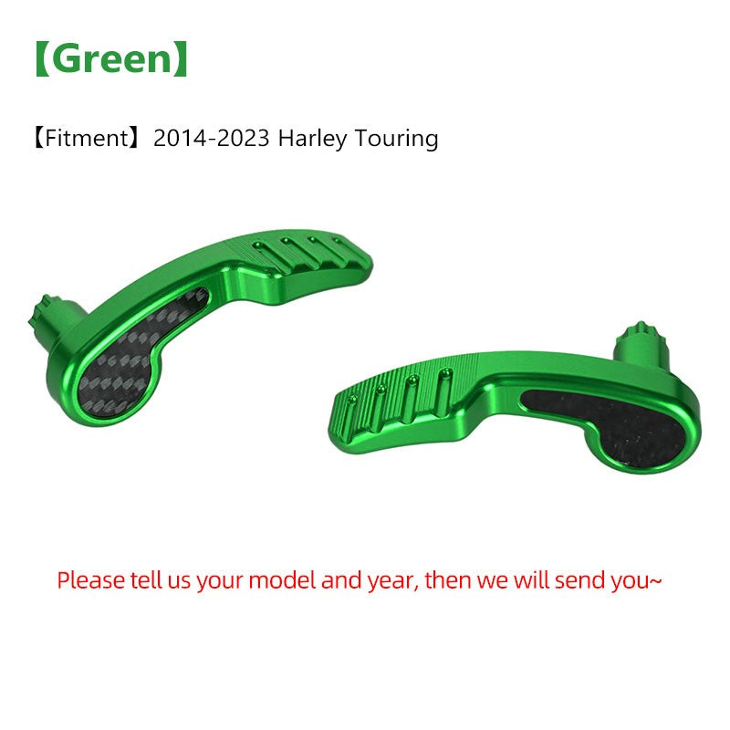 Para Harley Touring Road/Street Glide FLHR FLHTK 2014-2023 Kit de Travas de Alforje de Fibra de Carbono Levantador de Travas de Alforje