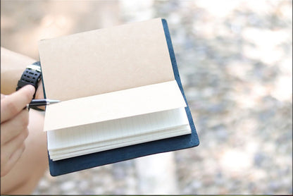 100% Genuine Leather Journal Refillable Travel Notebook Retro DIY Handmade Diary Sketchbook School Office Gift Customized