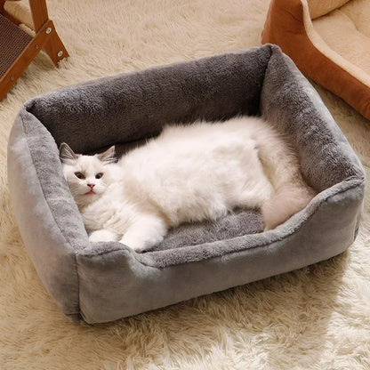Cama para Gatos Produtos para Animais Almofadas Gatinhos Acessórios de Inverno Cachorros Todas as Casas Suprimentos Acessório Habitats Cesta Casa Camas