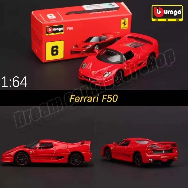 1:64 Bburago Ferrari SP3 812 SF90 F12Tdf F40 488GTB Coleção Modelo de Carro Miniatura Carros Die-Cast Modelos de Carro de Brinquedo Presentes Atacado