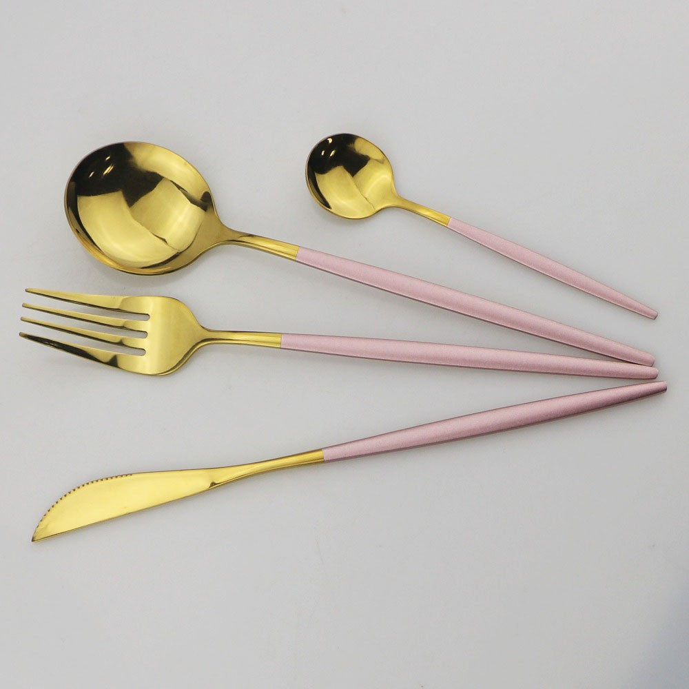 8 colheres de mesa de jantar, talheres de aço inoxidável, prateado, talheres dourados, utensílios de cozinha, talheres pretos.