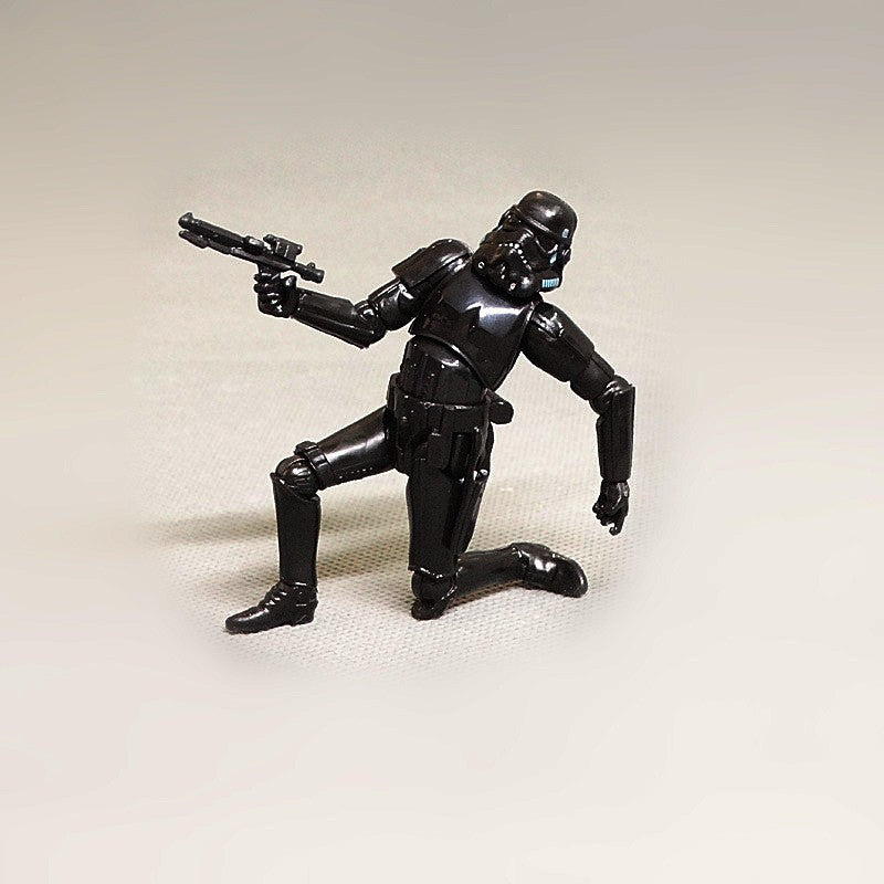 Star Wars Black Warrior Bai Bing Invisible Clone Trooper Display de boneco articulado 1/8 escala 3,75