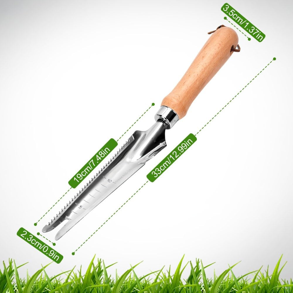 1pc Weed Puller,Garden Crack Weeder,Easily Remover Weed Tool for Yard Hoe Gardening Tools,Stainless Steel,Rake Sharp Tines