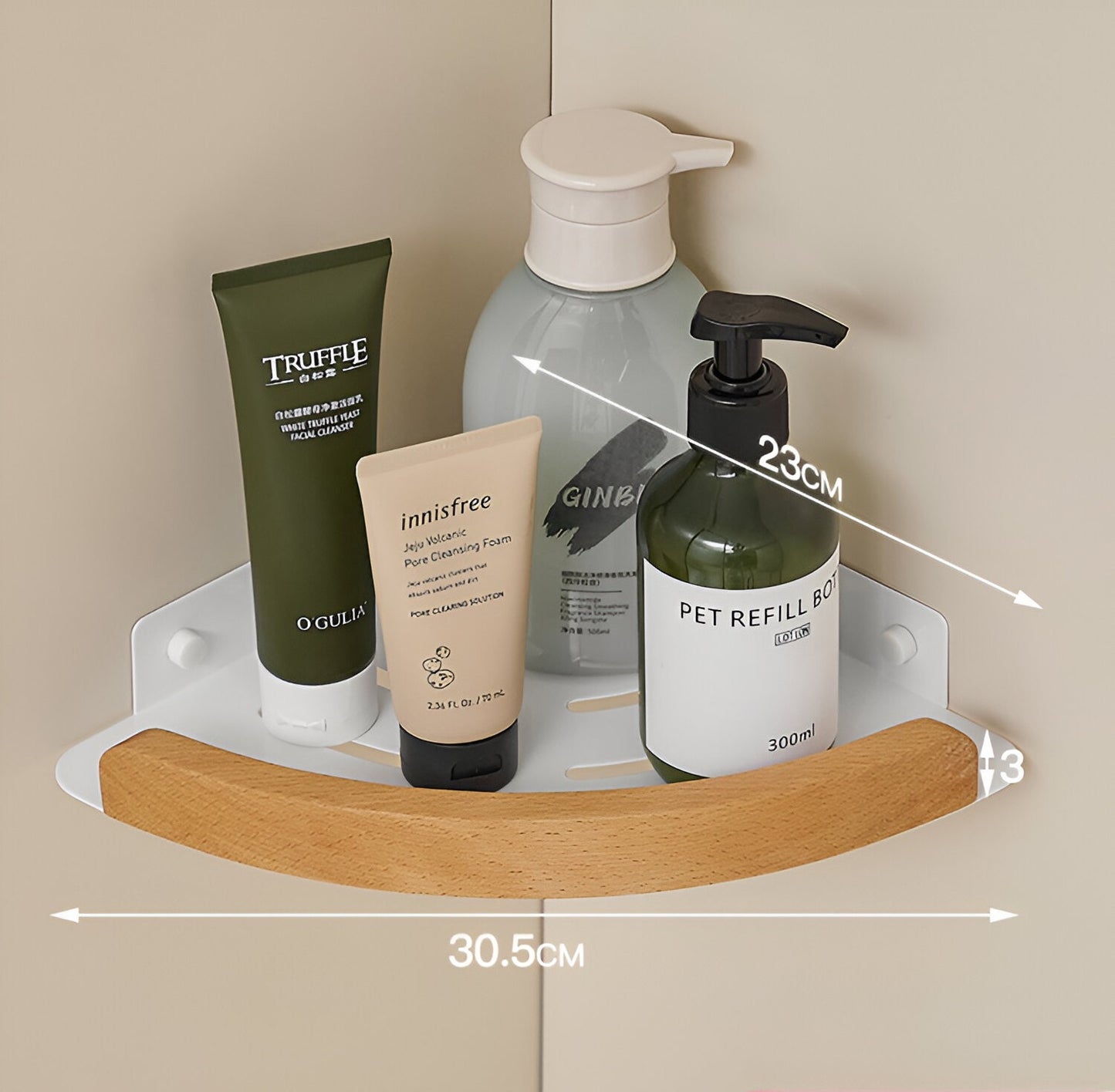 bathroom shelves wall mounted toilet and bathroom storage solid wood non perforated triangular frame wall corner rack