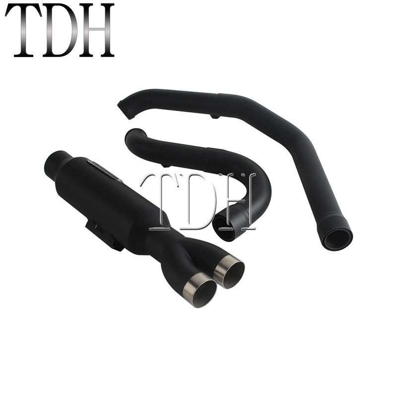17-25 SC Project Exhaust System Kit Slip On Line 2-into-1 Full Complete Muffler For Harley Touring CVO Road Street Electra Glide