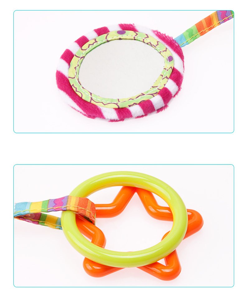 Hot Sale Newborn Baby Plush Stroller Toys Baby Rattles Mobiles Cartoon Animal Hanging Bell Educational Baby Toys 0-12 Months