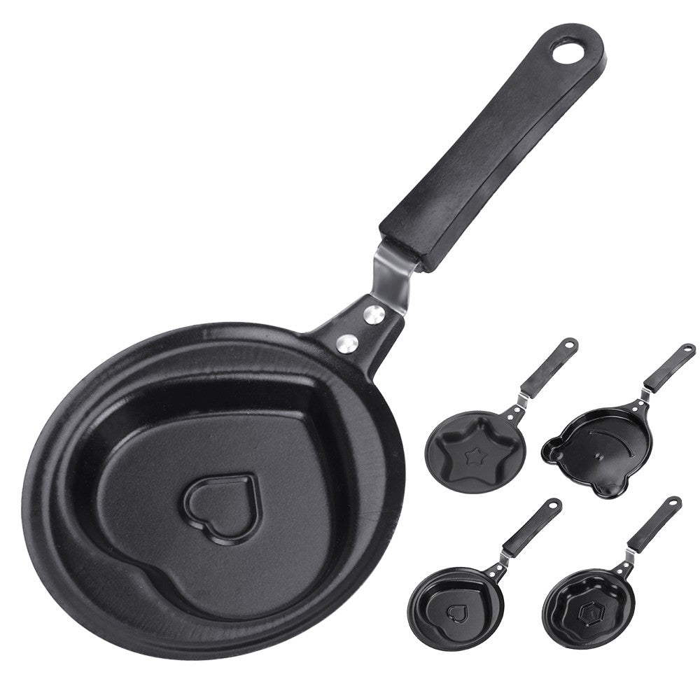 Panela Antiaderente Para Fritar Panquecas, Ovos, Omeletes, Para Café da Manhã, Utensílios de Cozinha Mini