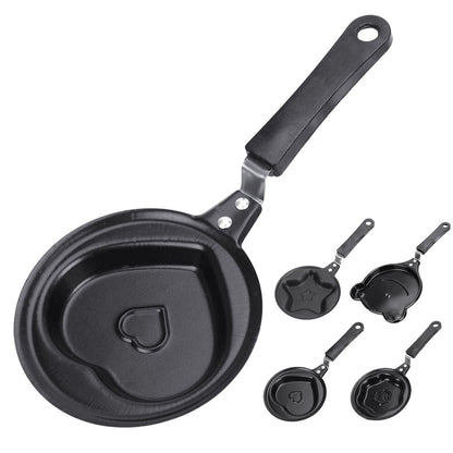 Panela Antiaderente Para Fritar Panquecas, Ovos, Omeletes, Para Café da Manhã, Utensílios de Cozinha Mini