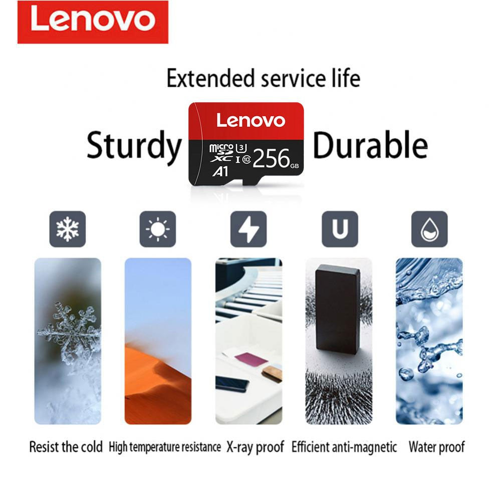 Cartão SD Lenovo Original 1TB Micro TF Mini SD 256GB 512GB 128GB 64GB Cartão de Memória TF Flash para Celular/Computador/Câmera Dropshipping