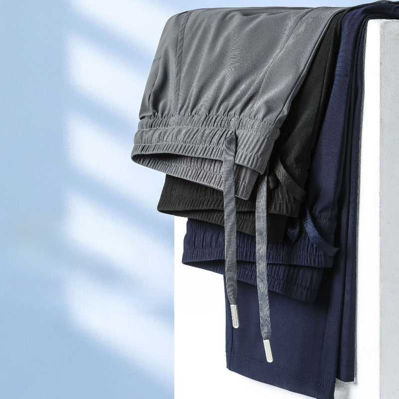 Thin Straight Stretch Casual Man Trousers M-4XL Spring and Autumn New Men's Pants Loose Pants Haren Pants Japanese Casual Pants