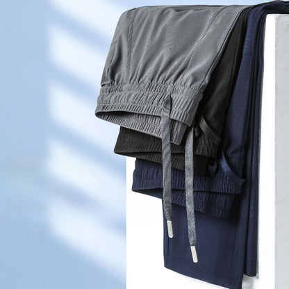 Thin Straight Stretch Casual Man Trousers M-4XL Spring and Autumn New Men's Pants Loose Pants Haren Pants Japanese Casual Pants