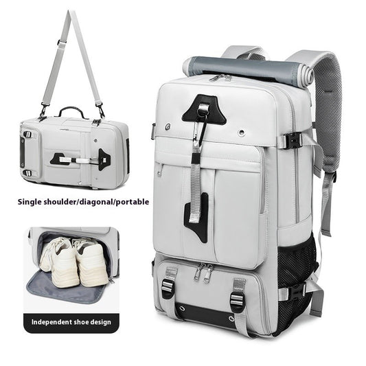 55L Large Capacity Travel Bag For Men 15.6 Inch Laptop Suitcase Backpack Multi-function Waterproof Backpack Outdoor Camping Bags