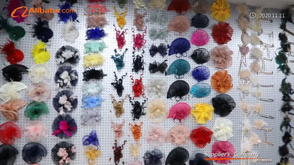 Fascinators de Luxo Kentucky Derby Chapéu de Igreja Design de Pérolas em Tela Laço Máscara Acessórios de Cabelo para Mulheres Senhoras